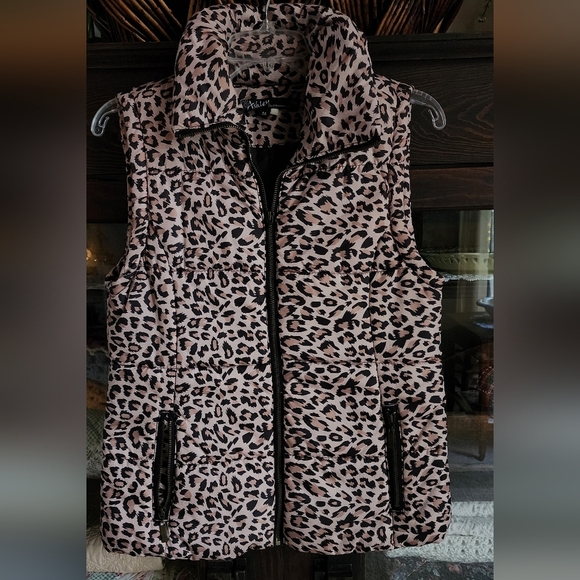 Ashley By 26 International Jackets & Blazers - Ashley By 26 International Animal Print Vest